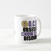 Funny Chow Chow Kaffeetasse (VorderseiteRechts)
