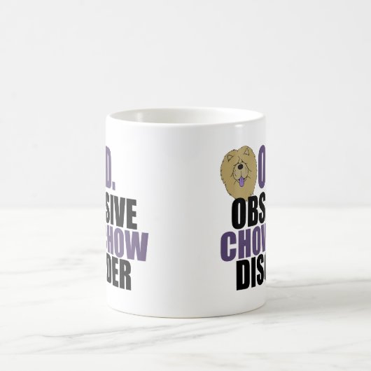 Funny Chow Chow Kaffeetasse (Mittel)