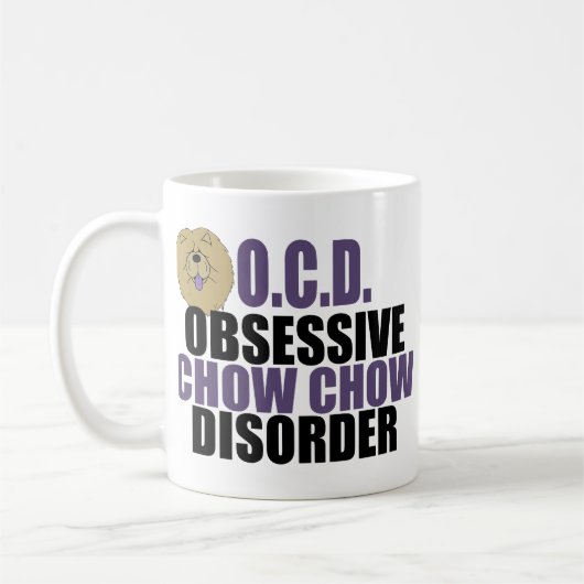 Funny Chow Chow Kaffeetasse (Links)