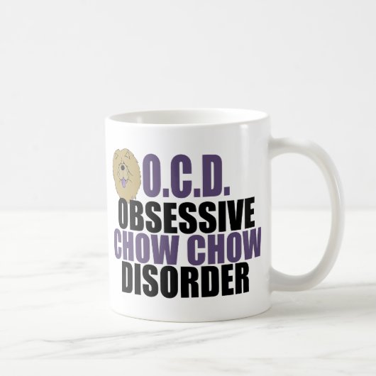 Funny Chow Chow Kaffeetasse (Rechts)