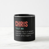 Funny Chris Definition Tasse (Zentrum)