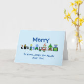 Funny Chrismukkah Card an jedermann Oops! Karte (Gelbe Blume)