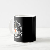 Funny Christian Ghost With Bible Retro Catholic Cu Kaffeetasse (Vorderseite Links)
