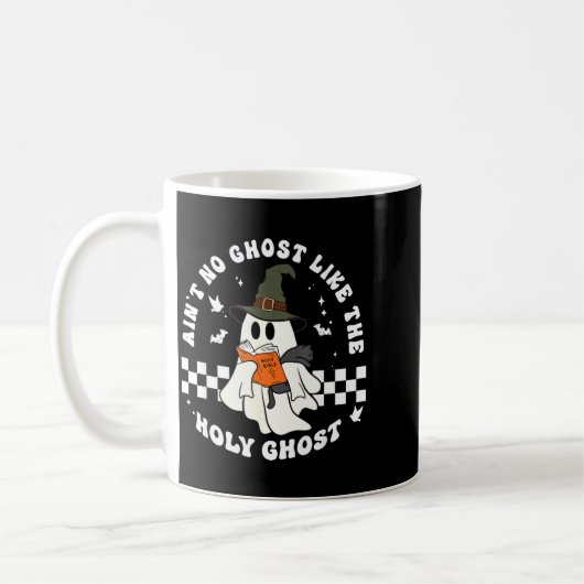 Funny Christian Ghost With Bible Retro Catholic Cu Kaffeetasse (Links)