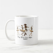 Funny Christian Halloween Ballet Cowboy Skeleton P Kaffeetasse (Links)