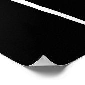 Funny Christian Jesus Crist Three Nails Cross Poster (Ecke)