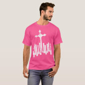 Funny Christian Keyboard 	 Piano Player Lover Gift T-Shirt (Vorne ganz)