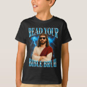 Funny Christian Read Your Bible Bruh T-Shirt (Vorderseite)