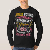 Funny Christlich Appreciation Pastor's Ehefrau Ges T-Shirt (Vorderseite)