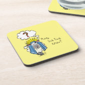 Funny Christlich Christmas Niedliche Schafe Getränkeuntersetzer (Linke Seite)