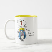 Funny Christlich Christmas Niedliche Schafe Zweifarbige Tasse (Links)