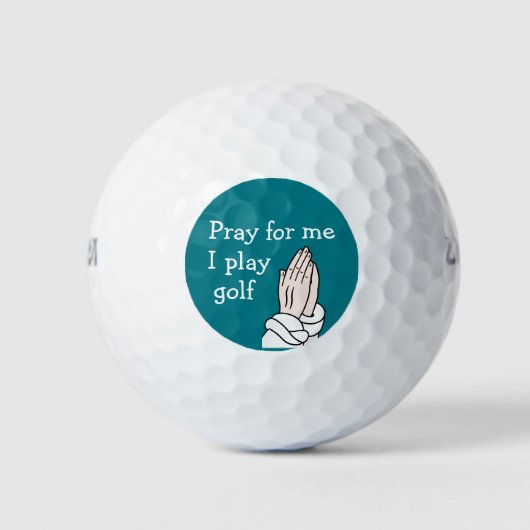Funny Christlich Golf Spaß Golfball (Vorderseite)