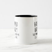 Funny Christlich Jesus Halbzeit Heilige Schrift Zweifarbige Tasse (Mittel)
