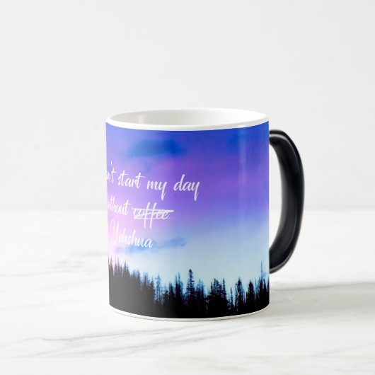 Funny Christlich Sprichwort Verwandlungstasse (VorderseiteRechts)