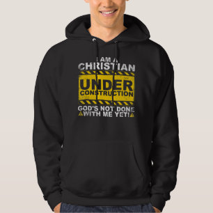 Funny Christlich unter Baugift katholisch Hoodie