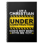 Funny Christlich unter Baugift katholisch Notizblock (Vorderseite)