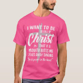 Funny Christlich voll Christi Moskito Power in T T-Shirt (Vorderseite)