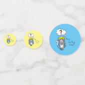 Funny Christlich Weihnachten Niedliche Schafe Cart Konfetti (Rückseiten)