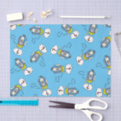 Funny Christlich Weihnachten Niedliche Schafe Cart Seidenpapier (Handwerk)