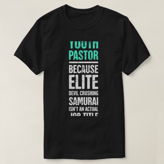 Funny Christlich Youth Pastor Definition T-Shirt (Design vorne)