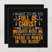 Funny Christlicher religiöser Diener Gottes treu Einladung (Vorne/Hinten)