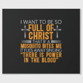 Funny Christlicher religiöser Diener Gottes treu Geschenkpapier (Flach)