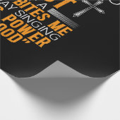 Funny Christlicher religiöser Diener Gottes treu Geschenkpapier (Ecke)