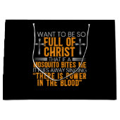 Funny Christlicher religiöser Diener Gottes treu Große Geschenktüte (Vorderseite)