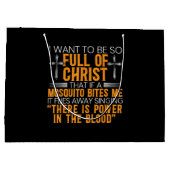 Funny Christlicher religiöser Diener Gottes treu Große Geschenktüte (Rückseite)