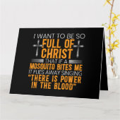 Funny Christlicher religiöser Diener Gottes treu Karte (Gelbe Blume)