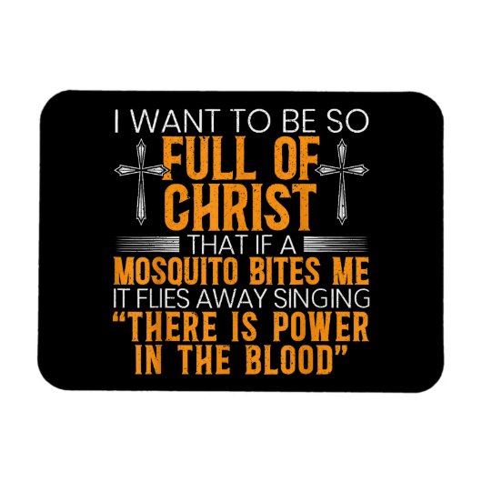 Funny Christlicher religiöser Diener Gottes treu Magnet (Horizontal)