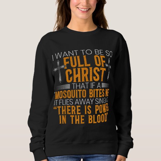 Funny Christlicher religiöser Diener Gottes treu Sweatshirt (Vorderseite)