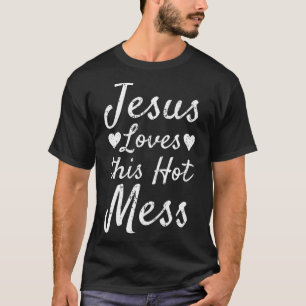 Funny Christliches Geschenk für Frauen Jesus Liebe T-Shirt