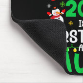 Funny Christmas 2025 Is My First Xmas As An Aunt F Mousepad (Ecke)