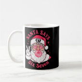 Funny Christmas 67 Meme Brain Rot Santa Claus Xmas Kaffeetasse (Links)