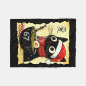 Funny Christmas 67 Six Seven Cat Ramen Japanese Ka Fleecedecke (Vorderseite (Horizontal))