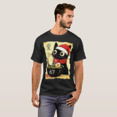 Funny Christmas 67 Six Seven Cat Ramen Japanese Ka T-Shirt (Vorne ganz)