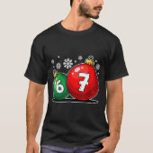 Funny Christmas 67 Six Seven Meme Gen Alpha Slang T-Shirt (Vorderseite)