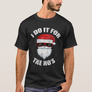 Funny Christmas Adult Naughty Dirty Pajama Ho Pj M T-Shirt