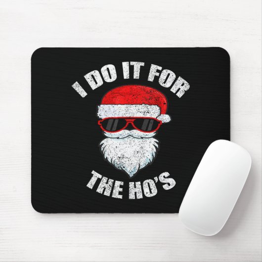 Funny Christmas Adult Naughty Dirty Pajama, Ho Pj, Mousepad (Mit Mouse)