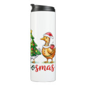Funny Christmas Albern Gänse Thermosbecher (Nach rechts gedreht)