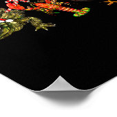 Funny Christmas Alligator Pelican Crawfish Holiday Poster (Ecke)