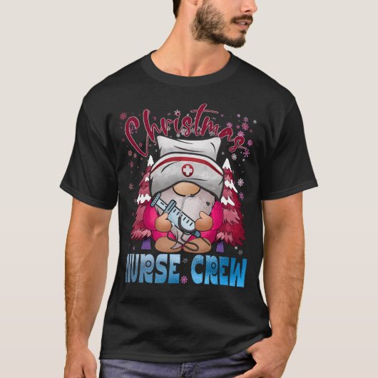 Funny Christmas Anzug Nurse Crew , gnome Shirt (Vorderseite)