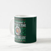 FUNNY CHRISTMAS ARCHERY QUOTES UGLY SWEATER KAFFEETASSE (Vorderseite Links)