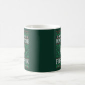 FUNNY CHRISTMAS ARCHERY QUOTES UGLY SWEATER KAFFEETASSE (Mittel)