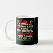 Funny Christmas Arm Candy Husband Holiday Couple H Kaffeetasse (Links)