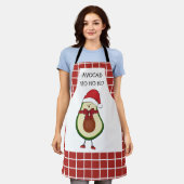 Funny Christmas Avocado Geschenk für sie Schürze (Getragen)
