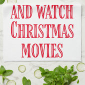 Funny Christmas Backen Sprichwort Rustikal Stil Ro Geschirrtuch (Gefaltet)