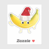 Funny Christmas Banana Aufkleber (Blatt)
