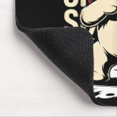 Funny Christmas Bear Dabbing Xmas Dab Six Seven 67 Mousepad (Ecke)